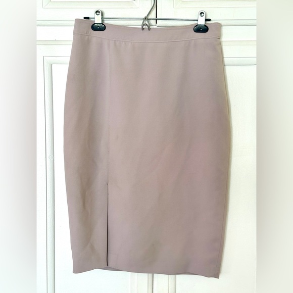 Yoana Baraschi Dresses & Skirts - Taupe/lavender midi pencil skit, size 8